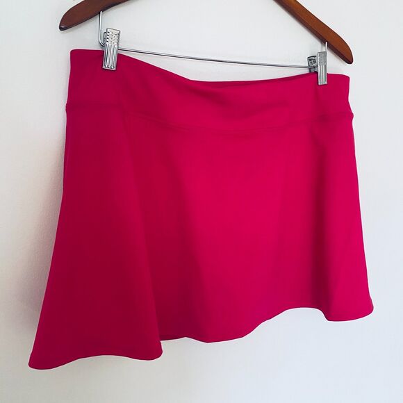 Tommy Bahama Pink Golf Tennis Skort Moinsture Wicking Skirt UPF 50+ Sz XL - Picture 10 of 12